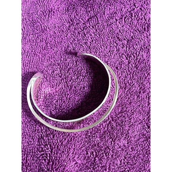 Lasnier Vintage Jewelry One Of A Kind Hand Homemade Bangle Braclet Silver - Picture 6 of 6